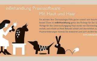 Dermatologie inBehandlung Tierarztsoftware
