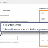 Abrechnung nach Kleinunternehmer-Regelung, Tierarztsoftware inBehandlung Abrechnung nach Kleinunternehmer-Regelung, Tierarztsoftware inBehandlung