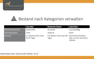 inBehandlung Bestandsverwaltung