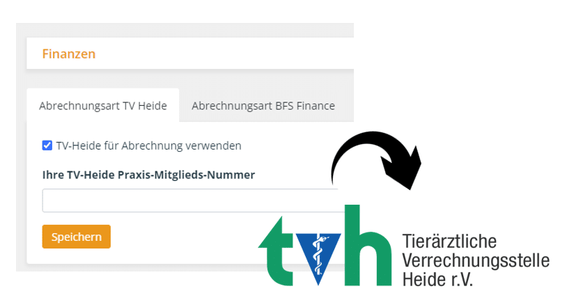 Zusammenarbeit Verrechnungsstelle TV Heide, Tierarztsoftware inBehandlung