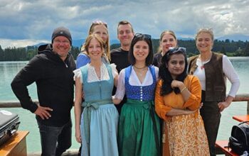 inBehandlung Betriebsausflug auf dem Lech